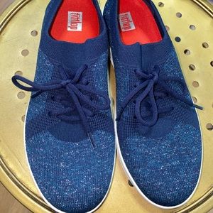 F-Sporty Uberknit Sneakers Metallic Midnight Navy